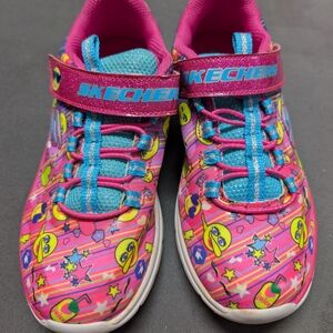 Skechers Kids' Pink and Blue Emoji Shoes